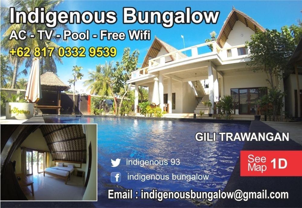 Indigenous Bungalow Gili Trawangan Eksteriør billede